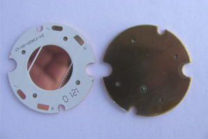 Silver plated copper substrate