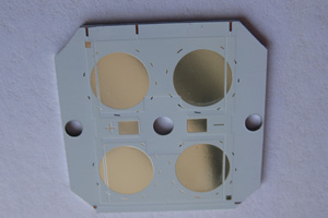 Silver plated copper substrate
