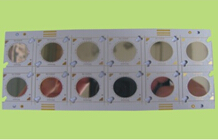 Mirror silver aluminum substrate