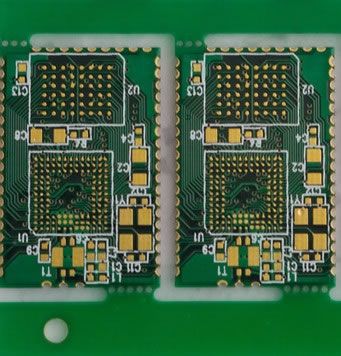 Four-layer PTH semi-perforated plate